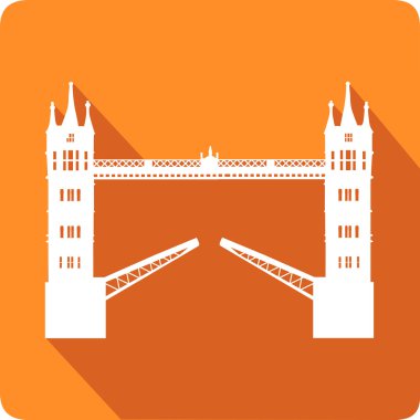 Tower Bridge, vektör çizim