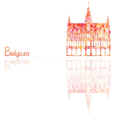 Belçika, vektör çizim sembolü