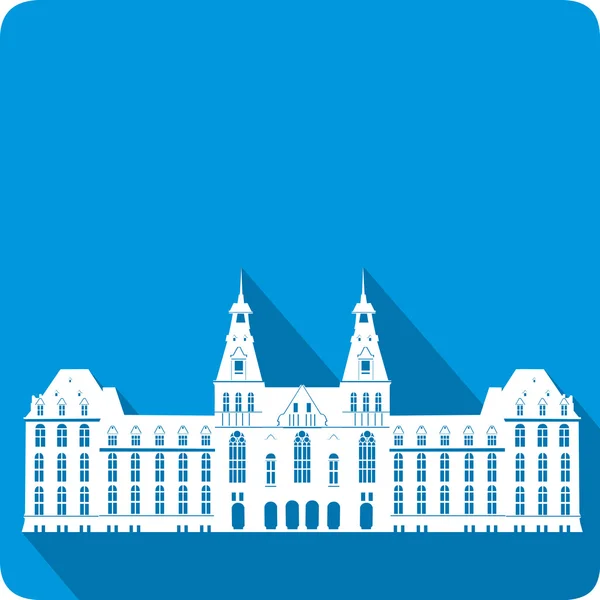 Müze, vektör çizim