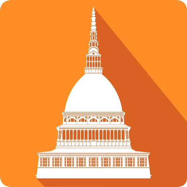 Mole Antonelliana bina, vektör çizim