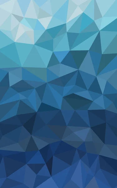 Blauwe veelhoek geometrische achtergrond Wallpaper Vector — Stockvector