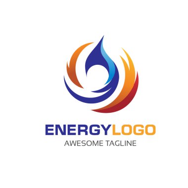 energy logo concept clipart