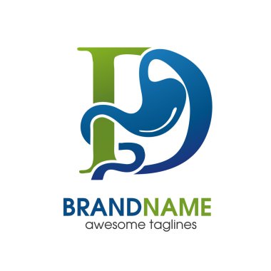 Gastroenteroloji sağlık harfi D Logo ile