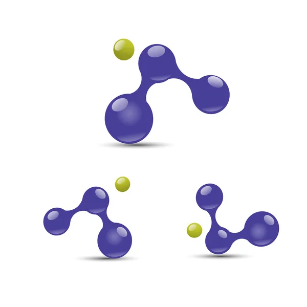 Tecnologia astratta punto connessione icona logo vettoriale — Vettoriale Stock