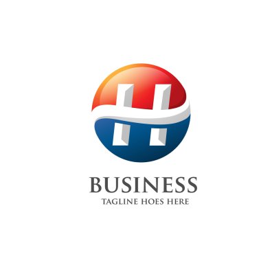 Daire harfi H Logo