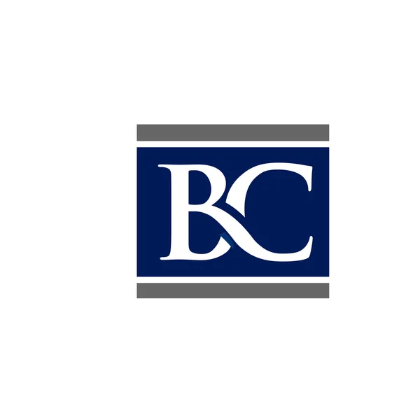 BC lettre Business design template logo icon — Image vectorielle