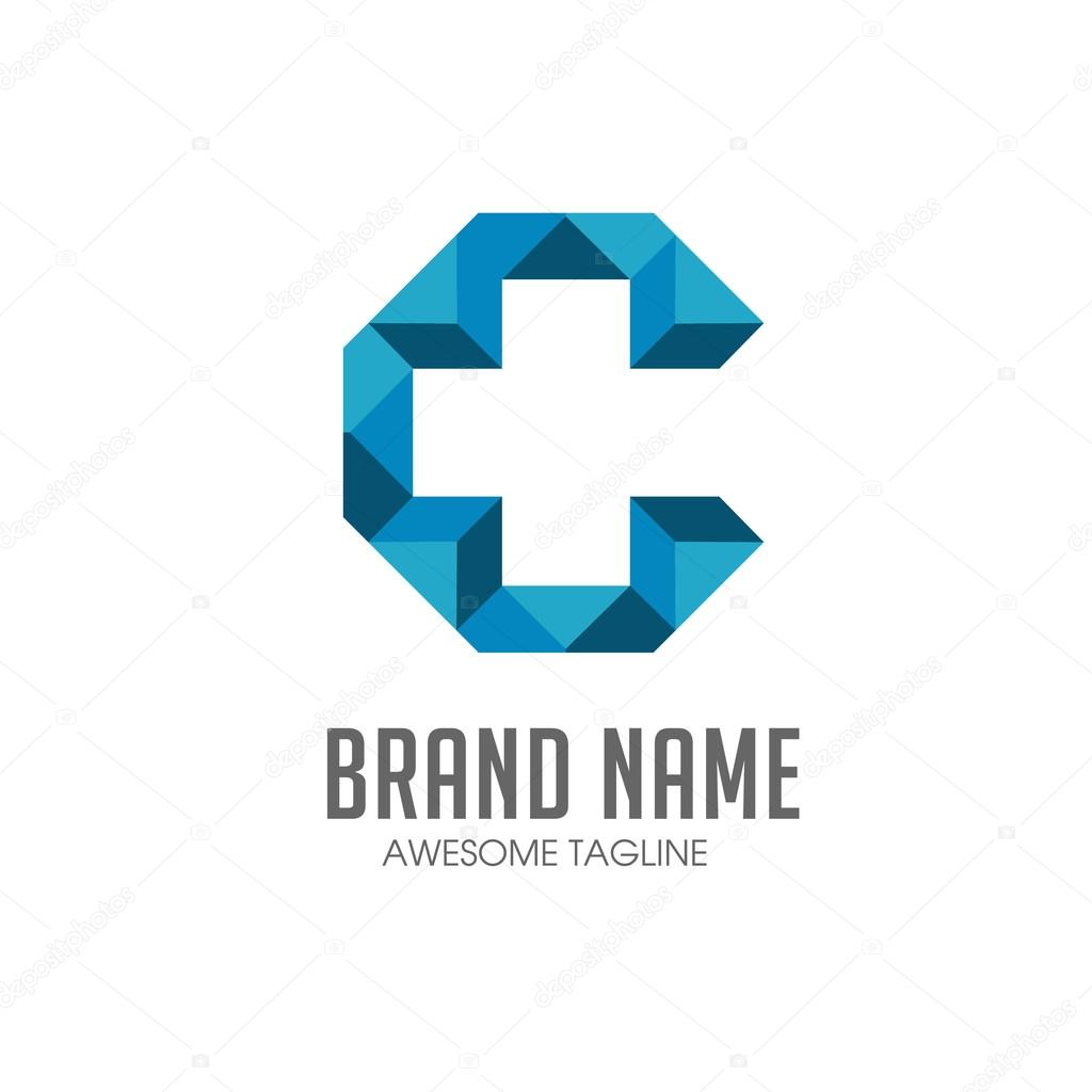 Letter C with Cross Plus Medical Logo Icon Design Template Elements
