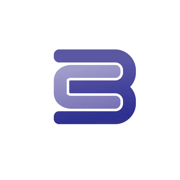 Lettre bc, logo cb — Image vectorielle