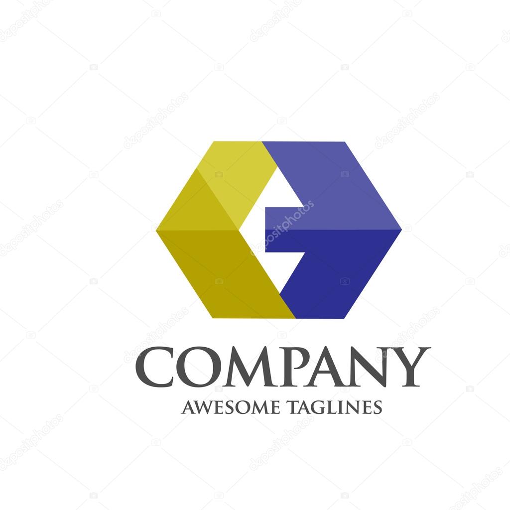 Modern colorful Abstract arrow logo design vector