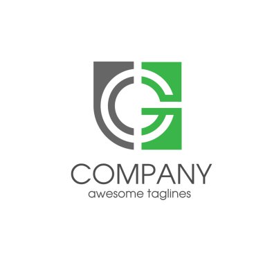 yaratıcı harf G hedef simge vektör, G harfi kavramı