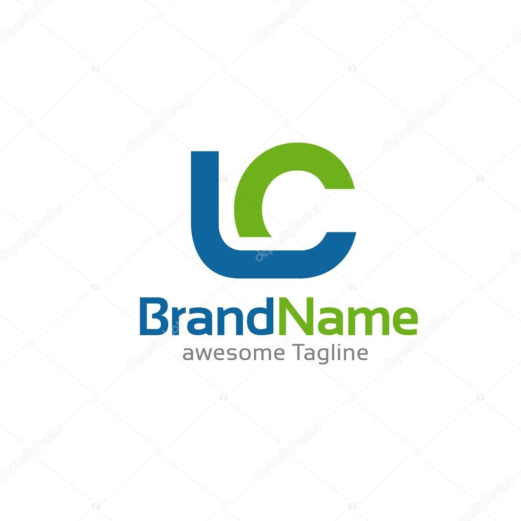 Creative and modern letter LC logo concept