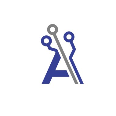 Elektronik simgesi olan A harfi 