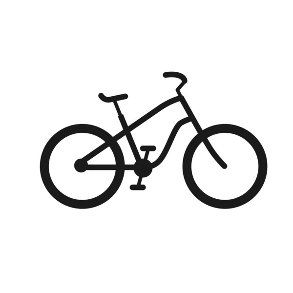 Bicycle Icon Vector Isolated White Background Vector Illustration Stock Vector — Stock Vector