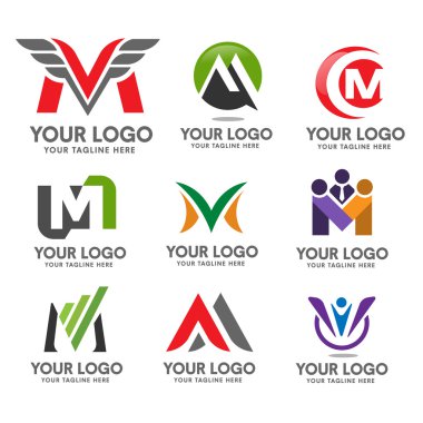 Zarif mektup M logosu