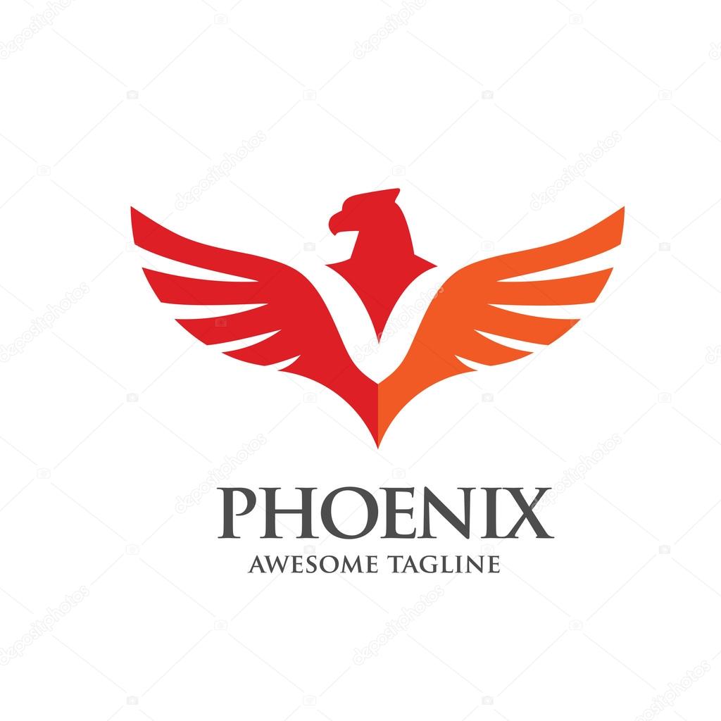 phoenix logo concept