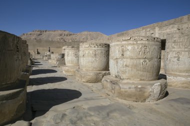 Mortuary Temple of Ramses 3 in Medinet Habu. clipart