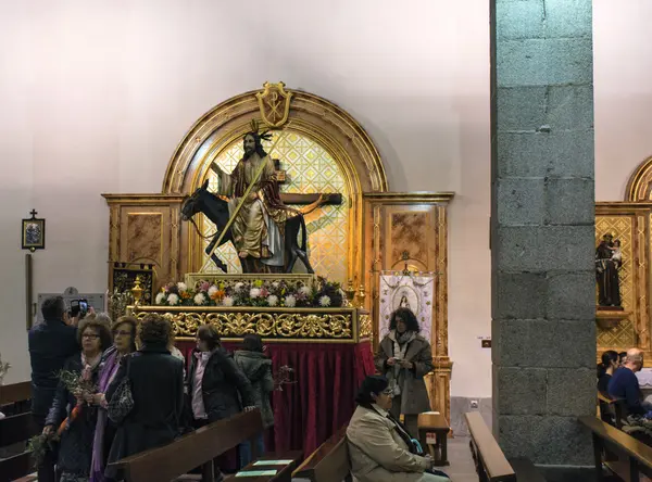 갈라파가르의 Borriquita의 거룩한 정신에 침례의 일요일 이미지 — 스톡 사진
