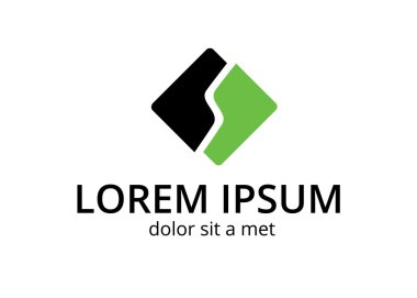 soyut vektör logo tasarımı