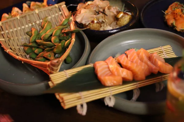 Japonské Jídlo Japonské Restauraci — Stock fotografie