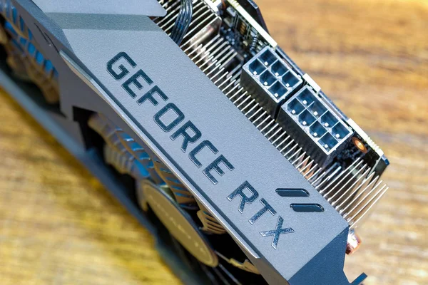 Bangkok Tailândia Sep 2018 Close Gigabyte Geforce Rtx 2080 Gaming — Fotografia de Stock