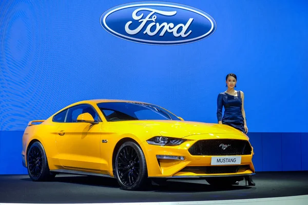 Nonthaburi Thailand Nov 2018 Ford Mustang Undentified Model Show Thailand — стокове фото