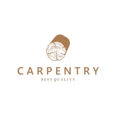 Profesyonel Mobilya Atölyesi için Ahşap Tasarım Logosu