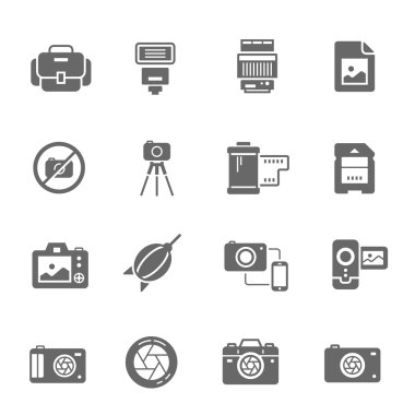 Icon set - Fotoğraf Makinası ve Aksesuar