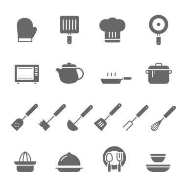 Icon set - mutfak eşyaları