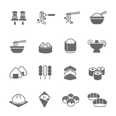 Icon set - gıda