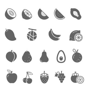 Icon set - meyve