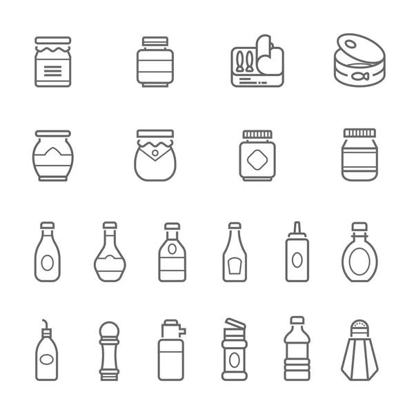 Satırları Icon set - ketçap