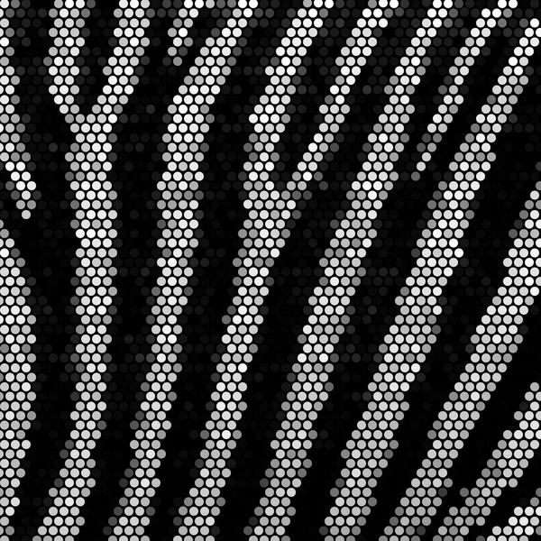 Zebra Mosaik Vektor Hintergrund — Stockvektor