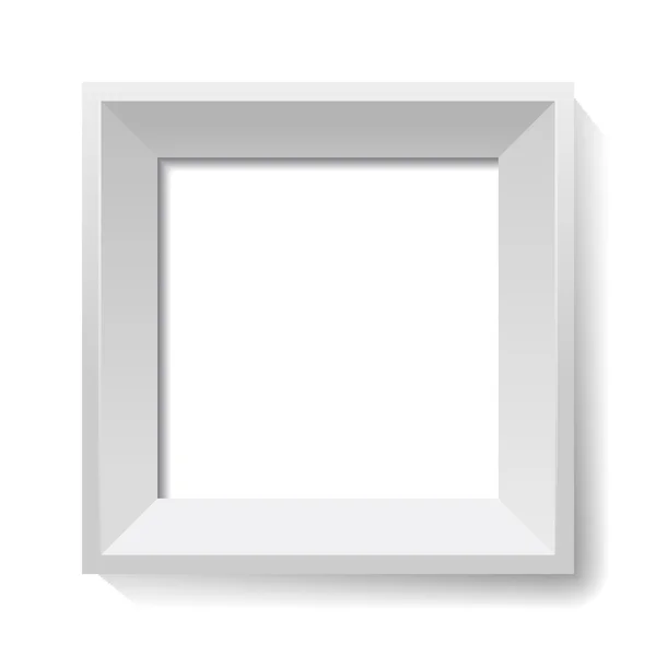 beyaz fotoğraf çerçevelemek. vektör.