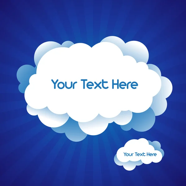 Gece gökyüzü arka plan metin alanı vektör ile