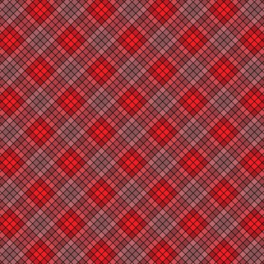 Kalıplı ekose kumaş. Kusursuz vektör deseni