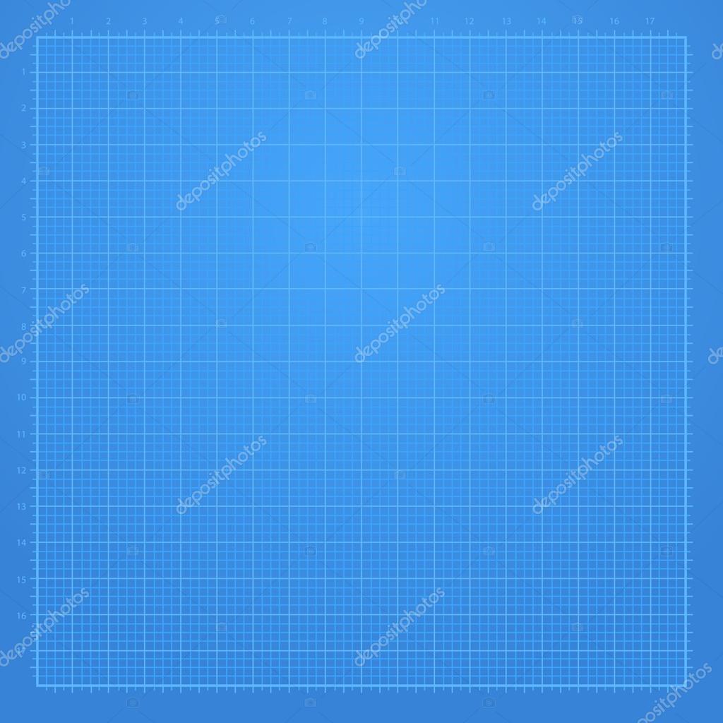 Blue graph paper vector background Stock Vector Image by ©ctrlastudio