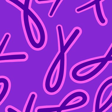 Göğüs kanseri ayı, ambalaj kağıdı, tıbbi aksesuar ve ilaç tekstili için kusursuz pembe kurdele günü deseni. Yüksek kaliteli illüstrasyon