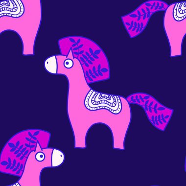 2026 yılının yılbaşı hayvanlarının paketleri ve parti aksesuarları ve çocuk kıyafetleri ve moda tekstili için kusursuz Noel atları modelleri.