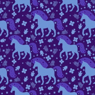 2026 yılının yılbaşı hayvanlarının paketleri ve parti aksesuarları ve çocuk kıyafetleri ve moda tekstili için kusursuz Noel atları modelleri.