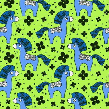 2026 yılının yılbaşı hayvanlarının paketleri ve parti aksesuarları ve çocuk kıyafetleri ve moda tekstili için kusursuz Noel atları modelleri.