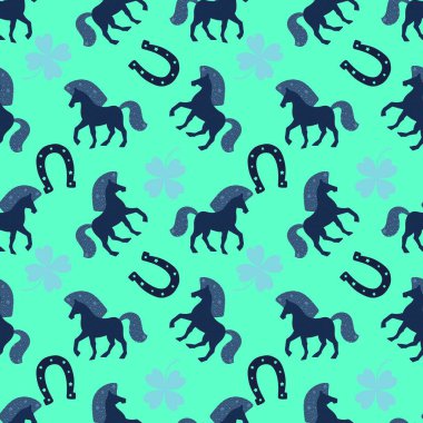 2026 yılının yılbaşı hayvanlarının paketleri ve parti aksesuarları ve çocuk kıyafetleri ve moda tekstili için kusursuz Noel atları modelleri.