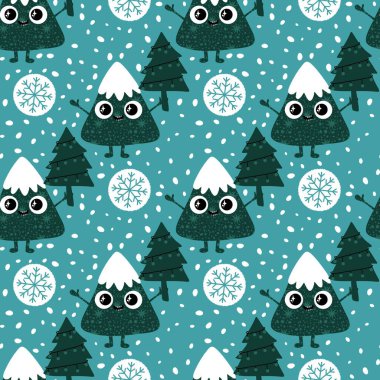 Karikatür dağları, ambalaj kağıdı, kumaş ve çocuk giysisi baskısı, şenlikli ambalajlar, spor aksesuarları ve seyahat tekstili için kusursuz meslek düzeni. Yüksek kaliteli illüstrasyon