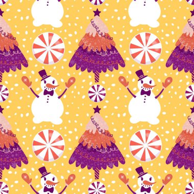 Kardan adam desenli Noel kardan adam desenli ambalajlar, kumaşlar, çarşaflar, çocuk giysileri baskısı, parti aksesuarları ve yeni yıl paketleri. Yüksek kaliteli illüstrasyon