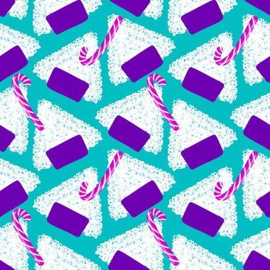 Japon yemeği onigiri dikişsiz çizgi film kawaii pirinç topu deseni ambalaj kağıdı ve çocukların giysi baskısı ve menüsü ve restoran aksesuarları ve kumaşlar ve çarşaflar. Yüksek kaliteli illüstrasyon