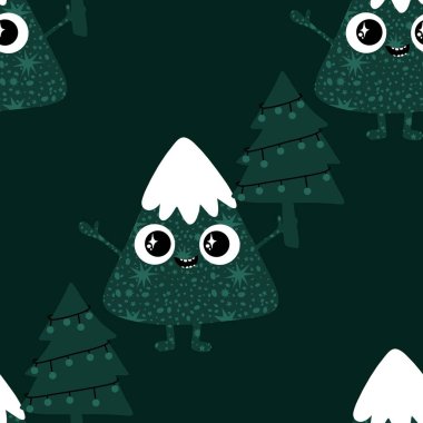 Karikatür dağları, ambalaj kağıdı, kumaş ve çocuk giysisi baskısı, şenlikli ambalajlar, spor aksesuarları ve seyahat tekstili için kusursuz meslek düzeni. Yüksek kaliteli illüstrasyon