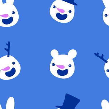 Kardan adam desenli Noel kardan adam desenli ambalajlar, kumaşlar, çarşaflar, çocuk giysileri baskısı, parti aksesuarları ve yeni yıl paketleri. Yüksek kaliteli illüstrasyon