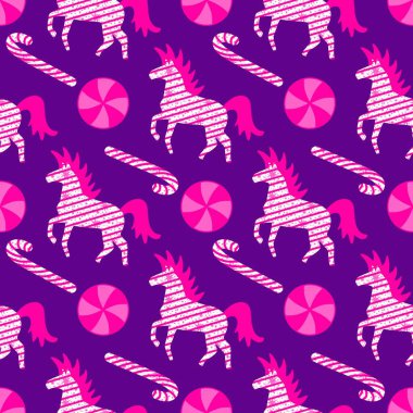 2026 yılının yılbaşı hayvanlarının paketleri ve parti aksesuarları ve çocuk kıyafetleri ve moda tekstili için kusursuz Noel atları modelleri.