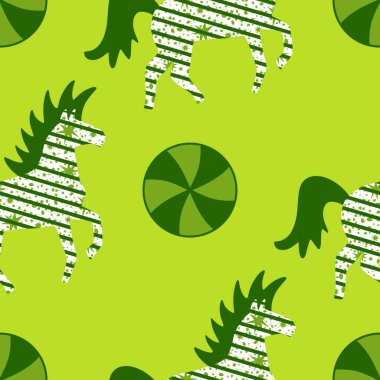 2026 yılının yılbaşı hayvanlarının paketleri ve parti aksesuarları ve çocuk kıyafetleri ve moda tekstili için kusursuz Noel atları modelleri.