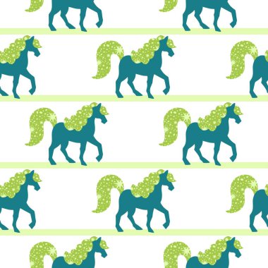 2026 yılının yılbaşı hayvanlarının paketleri ve parti aksesuarları ve çocuk kıyafetleri ve moda tekstili için kusursuz Noel atları modelleri.