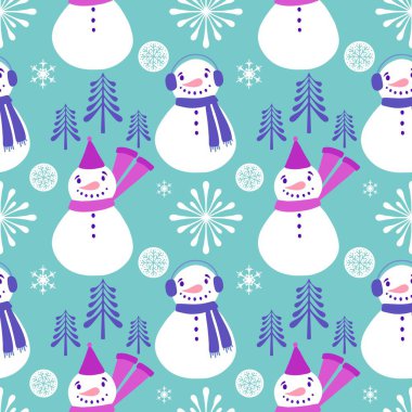 Kardan adam desenli Noel kardan adam desenli ambalajlar, kumaşlar, çarşaflar, çocuk giysileri baskısı, parti aksesuarları ve yeni yıl paketleri. Yüksek kaliteli illüstrasyon